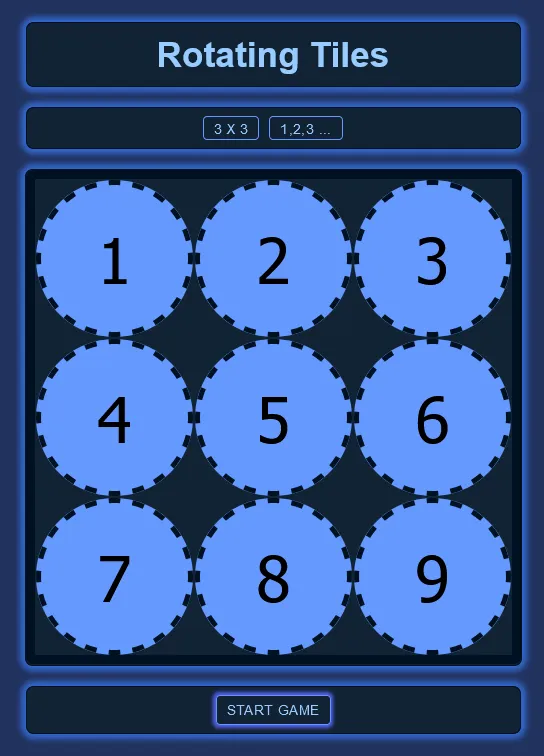 Spatial Rotation Tiles RepulsiveCoder - Game - Rotating Tiles