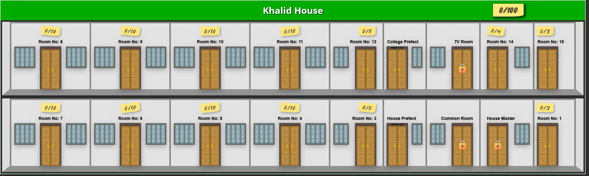 Dormitory Room Booking