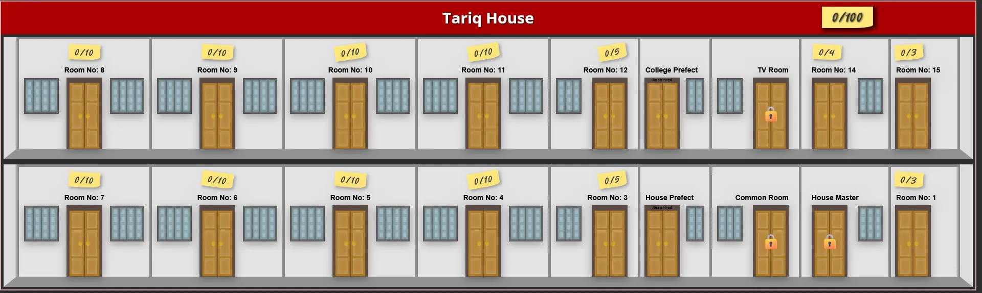 Dormitory Room Booking