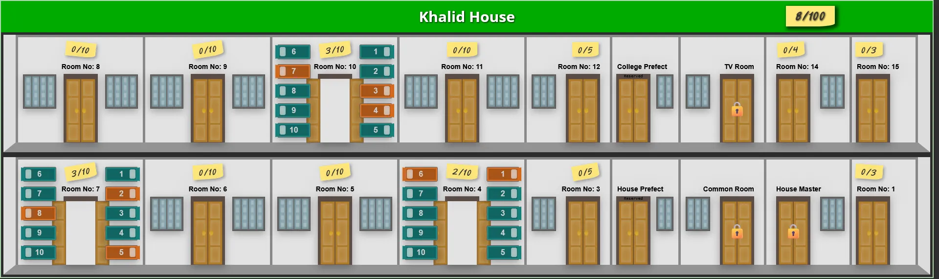 Dormitory Room Booking