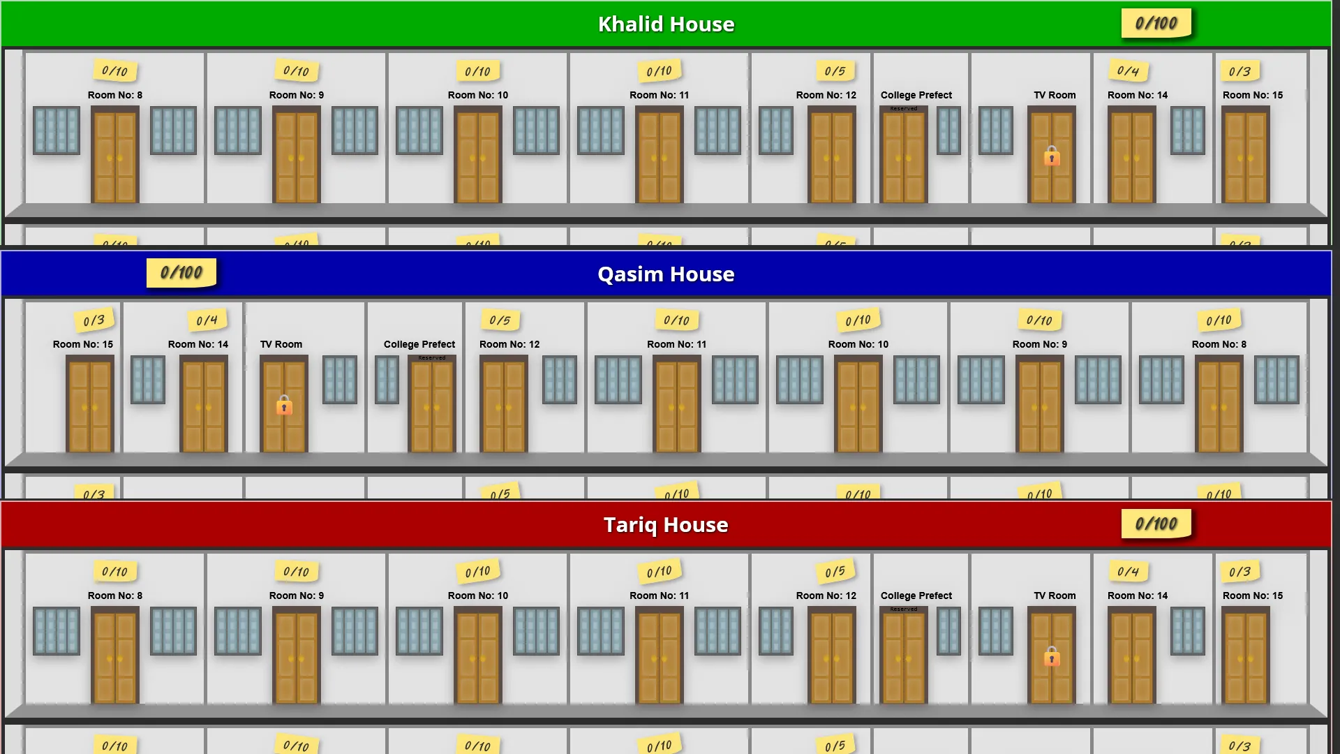 Dormitory Room Booking