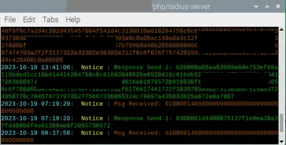 PHP Radius Server