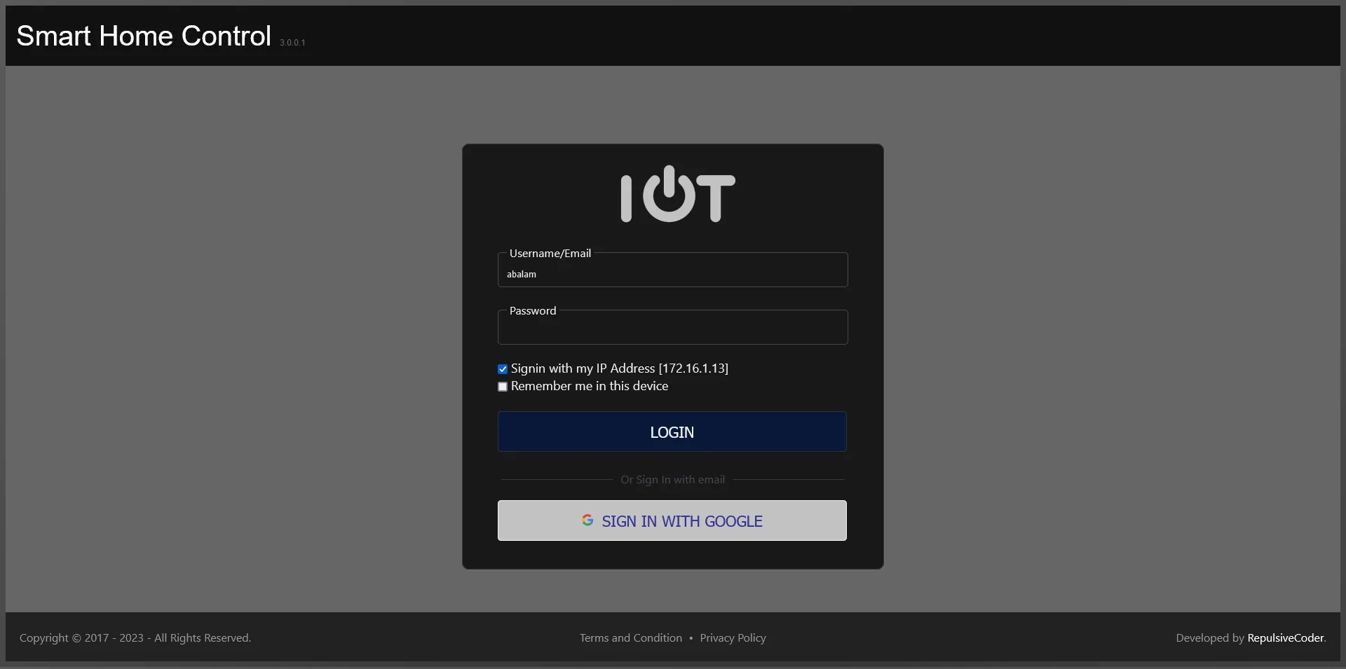 Smart Home Control