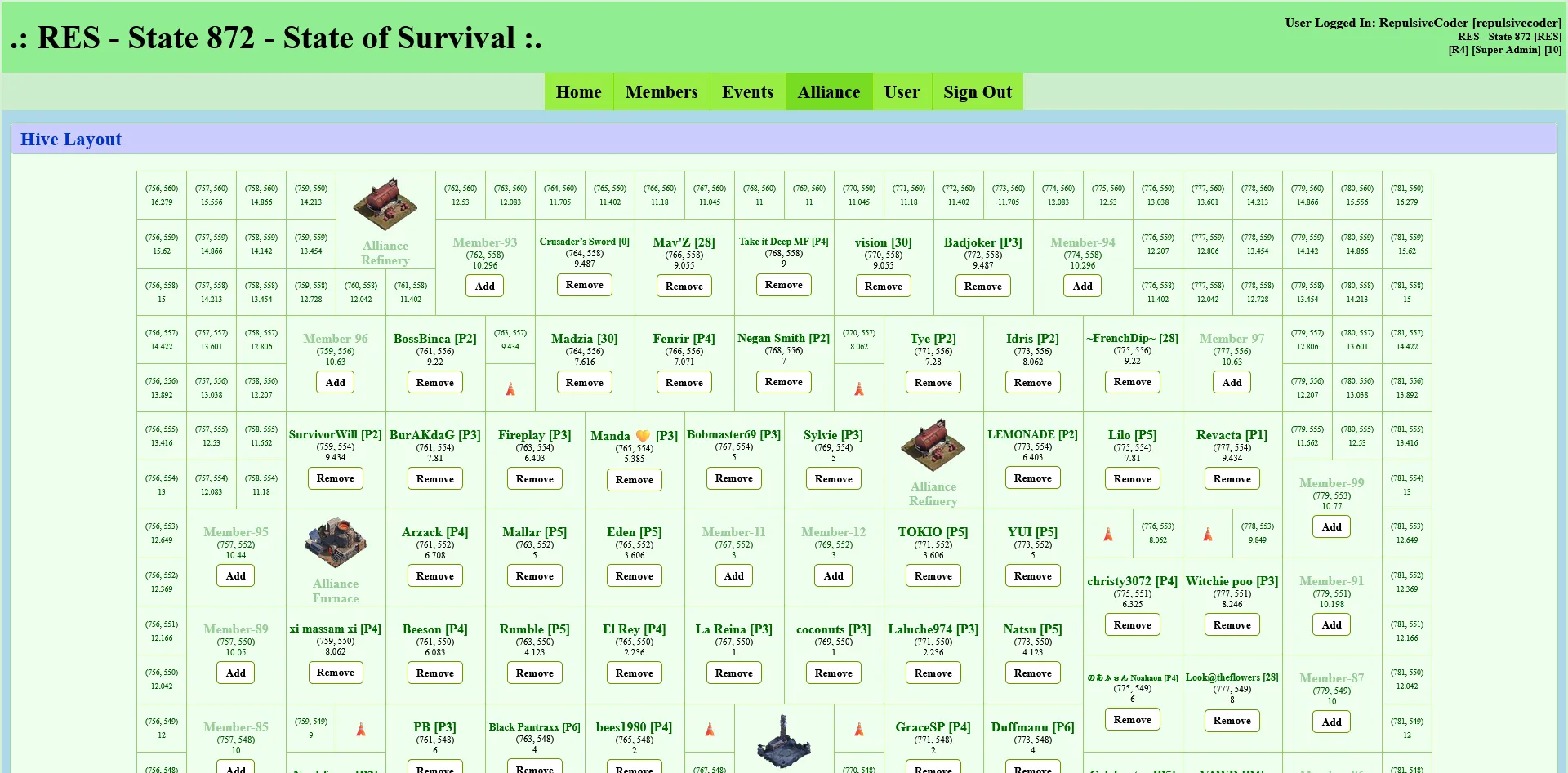 Survival Web Disc Portal