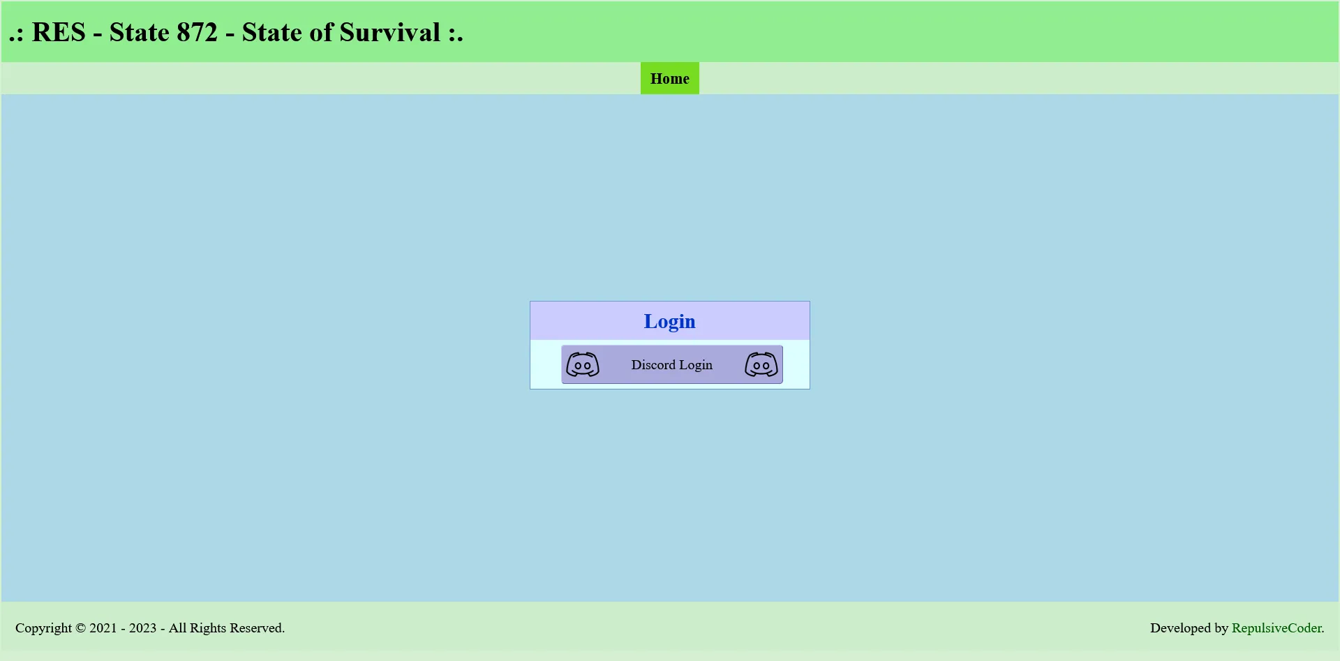 Survival Web Disc Portal