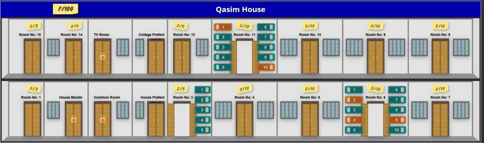 Dormitory Room Booking